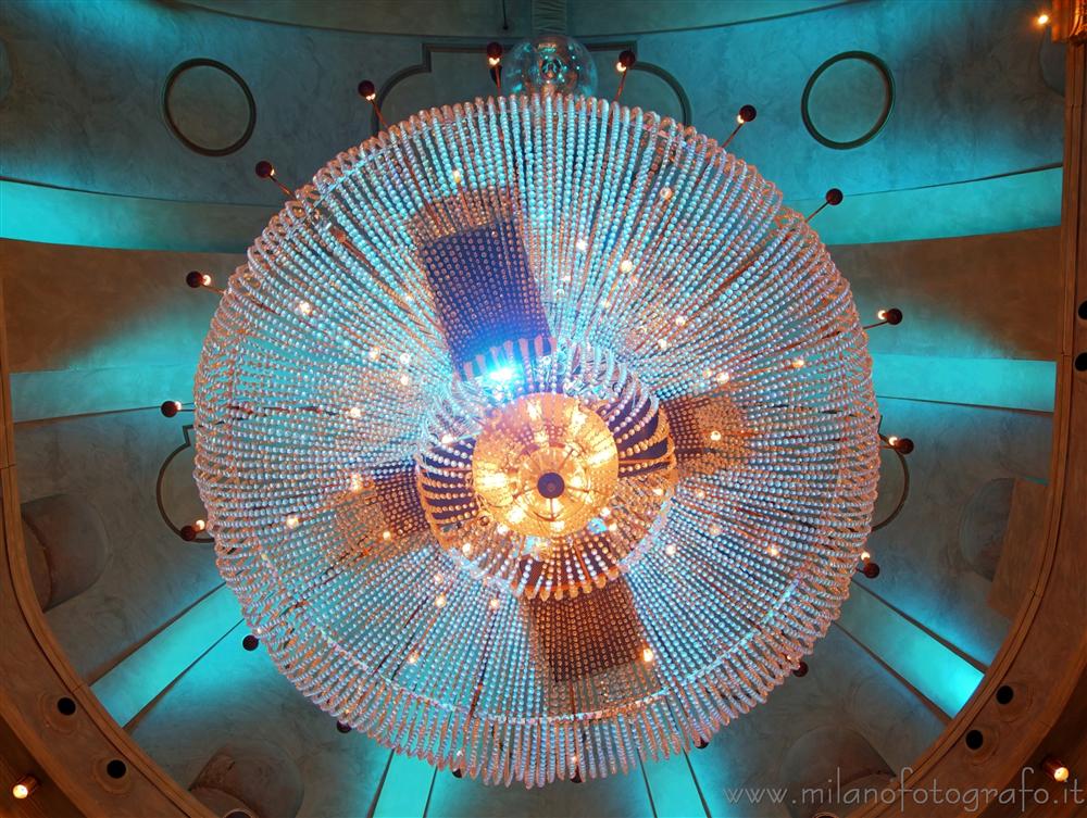 Milan (Italy) - The large chandelier of Gattopardo